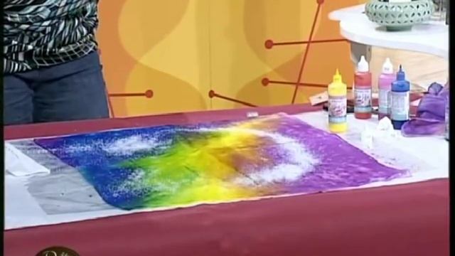 #Manidilara  Pittura Su Seta Con Effetti Batik