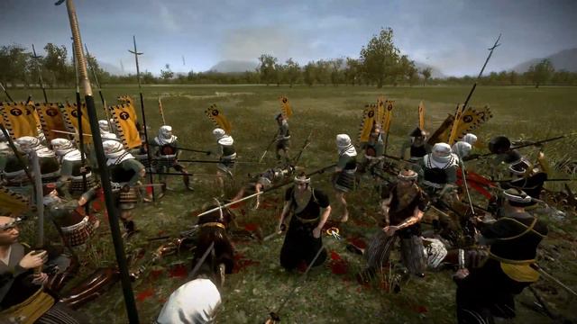 Total War: SHOGUN 2 1vs1: *9-chevron* Ikko Ikki Yari Ashigaru Vs Shogitai (FOTS)
