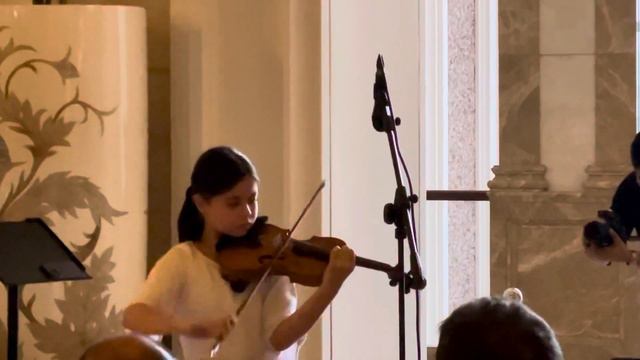 Anne McChesney (11 Years Old) Plays Bach Preludio From Partita No.3.