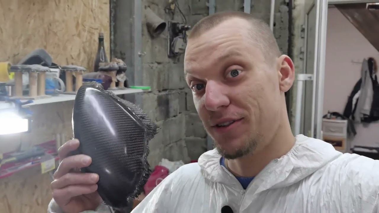 Жизнь карбонщика. Реставрация зеркала BMW