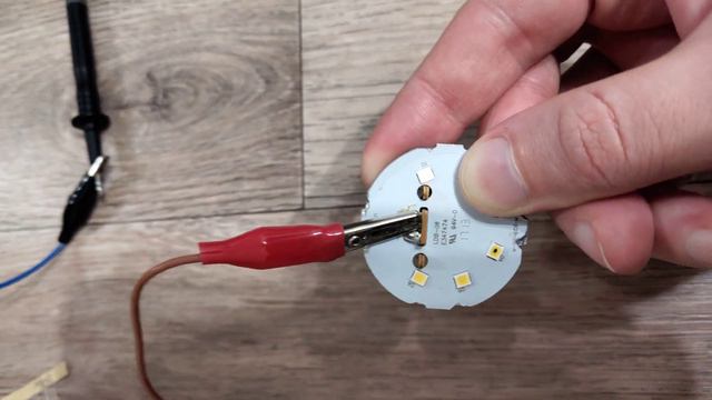 Включение светодиода от одного провода с импульсного БП