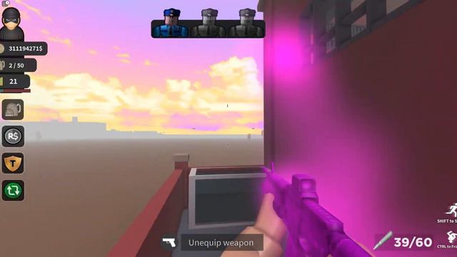 как дюпнуть оружие в Thief Life в Roblox