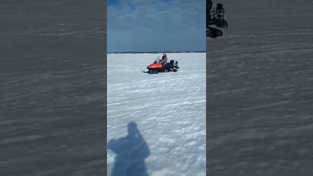Топ 10. Покатушки на снегоходе каракатица буран мотособака мотобуксировшик рыба рыбалка хариус щука