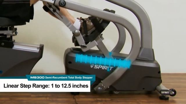 Stepper, Escaladora Posición Sentado Con Resistencia Bi-direccional Ms300