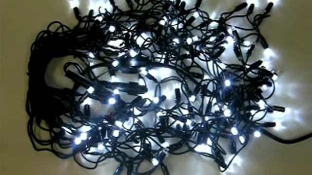 Световой занавес для улицы Бахрома - LN B144FGS-WH