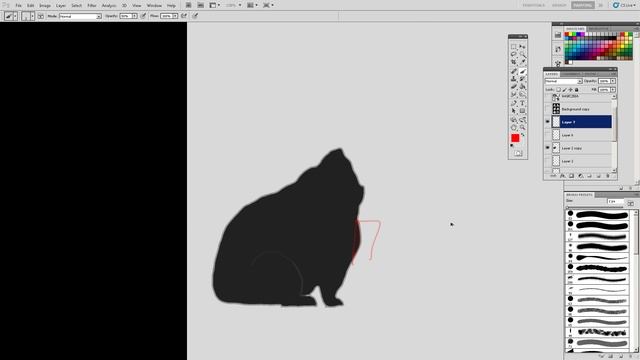 Про  кота (советы по шерсти, общим формам и акцентам)