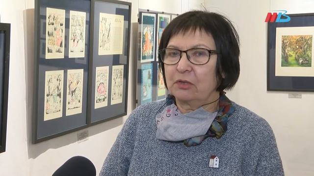 Выставка иллюстраций к детским книгам и журналам открылась в Волгограде