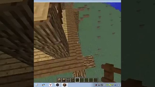 Ускоренная постройка китайского дома в Майнкрафте