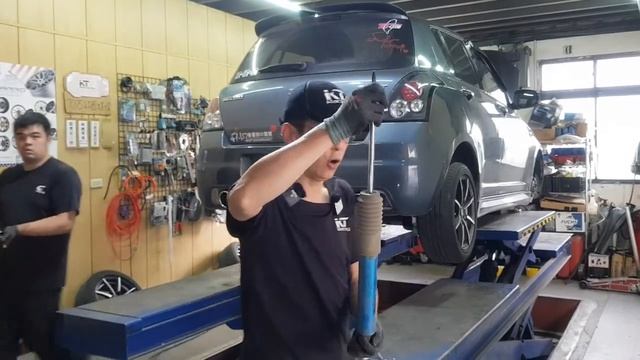 (HD)SUZUKI SWIFT ZC31S Installed KT Racing Coilovers│CC有字幕