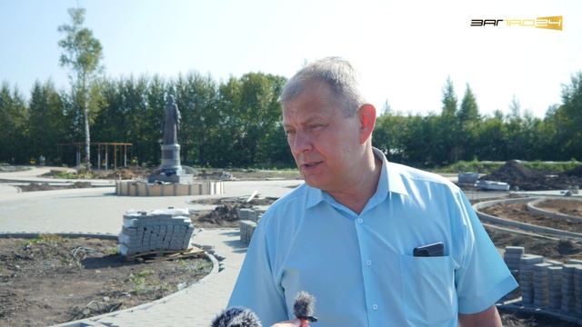 Ситуация на аллее Шахтерской славы и сквере Марины Ладыниной в Назарово