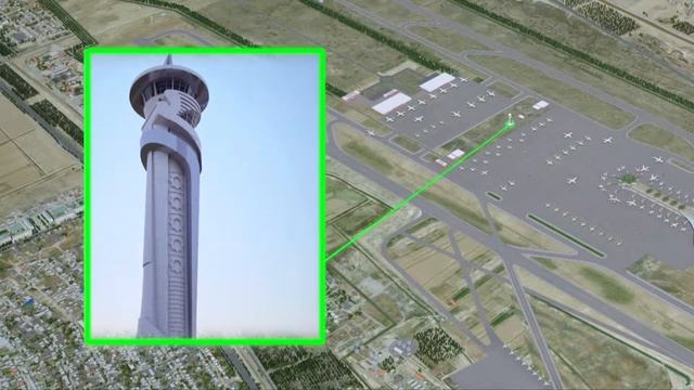 Ashgabat International Airport Animation 05 03 2012