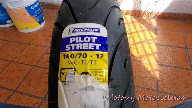Llanta Moto Michelin Pilot Street 140-70-17