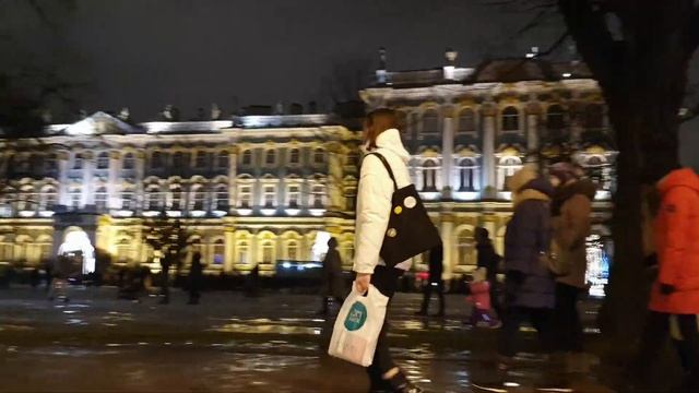ПРОГУЛКА ПО НОВОГОДНЕЙ ДВОРЦОВОЙ ПЛОЩАДИ 2021 великолепная Рождественская елка!