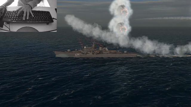 Sovremenny Class Destroyer In Action: Cold Waters Gameplay