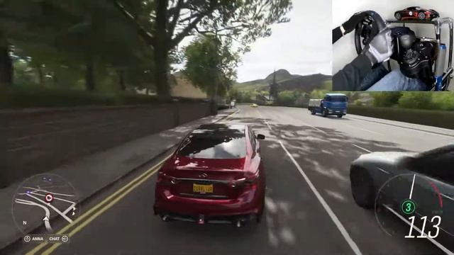 Infiniti Q50 EAU ROUGE - Forza Horizon 4 | Logitech G923