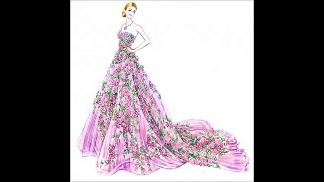 Кокетливые и изящные цветочные фэнш иллюстрации Sunny Gu