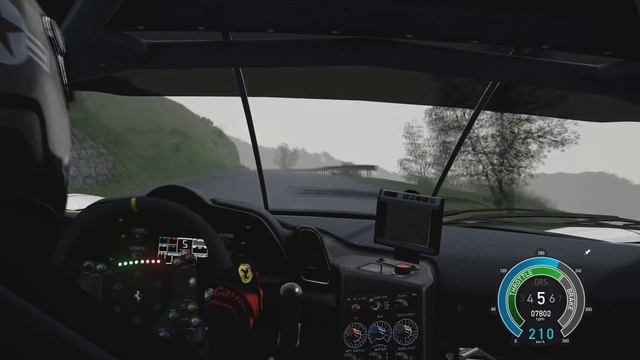 Ferrari 458 GT2 US Marines Driving Joux Plane Downhill