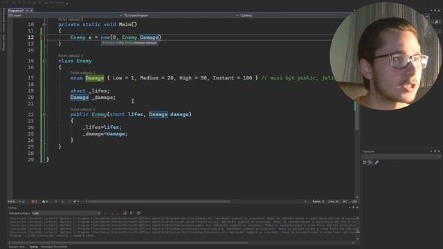 #35 - Výčtový Datový Typ (C#)