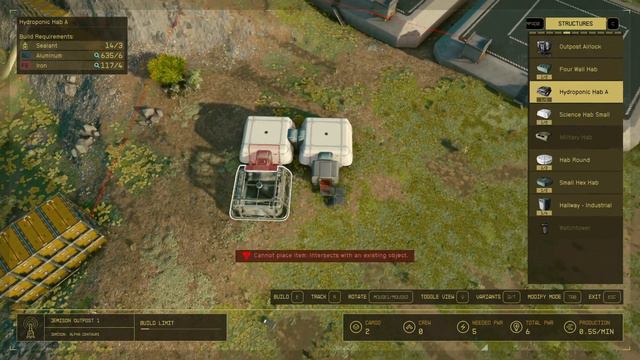 Starfield, How To Do Rank 1 Outpost Engineering,Build 5 Different Outpost Modules