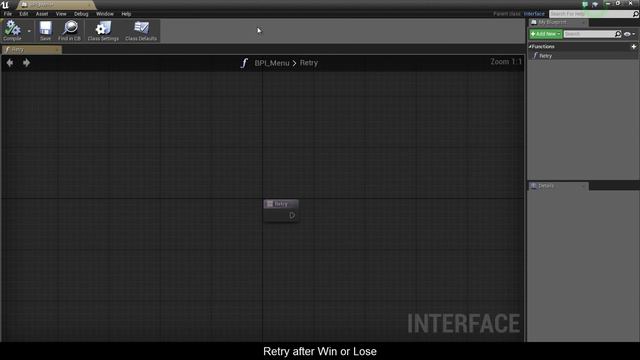 UE4 Blueprint Tutorial 16 - Game Menus
