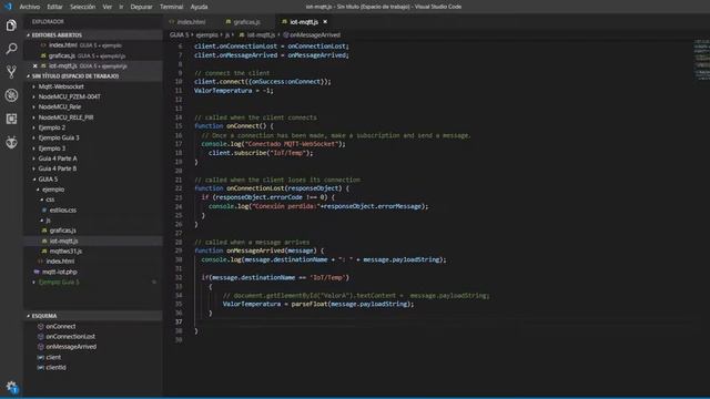 4-IoT: Ejemplo Frontend Y Backend Usando MQTT-WebSocket