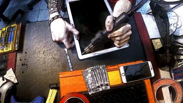 Macbook расклейка 