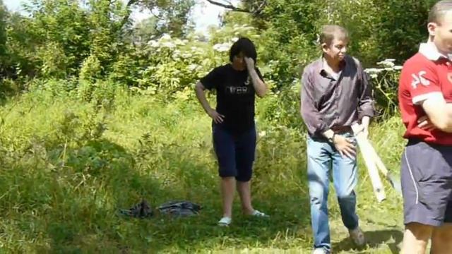 Школа Геннадия Гончарова  Хождение по углям 21 июля 2012.