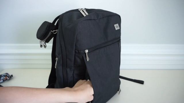 XY Base Ju-Ju-Be Diaper Bag Review & Packing Video + On The Body! Simplistic Packing