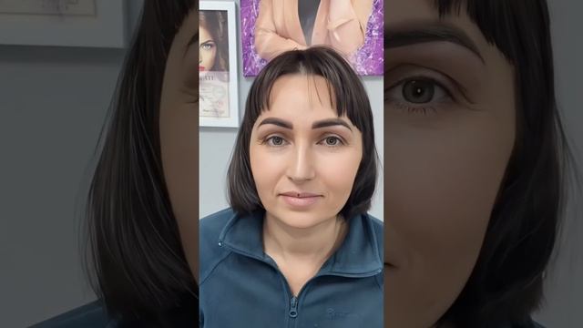Перманентный макияж бровей до и после процедуры!