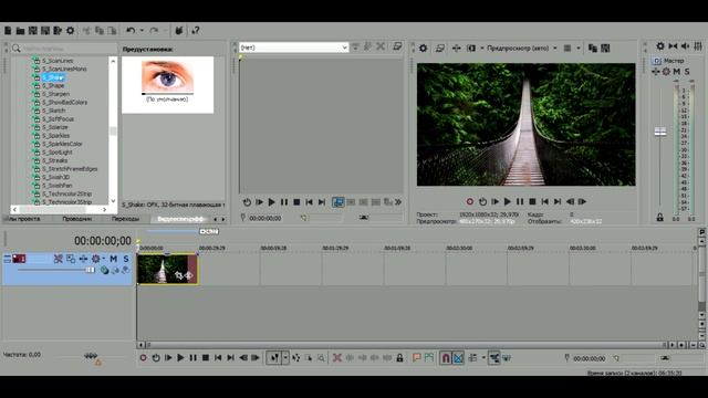 КАК СДЕЛАТЬ ЭФФЕКТ ТРЯСКИ В SONY VEGAS