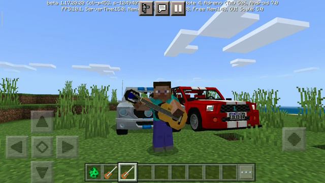 песня на гитаре в Майнкрафт пе в честь героев марвел#майнкрафт #рекомендации#1навкладке