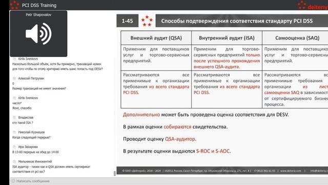 Вебинар PCI DSS Training часть 2