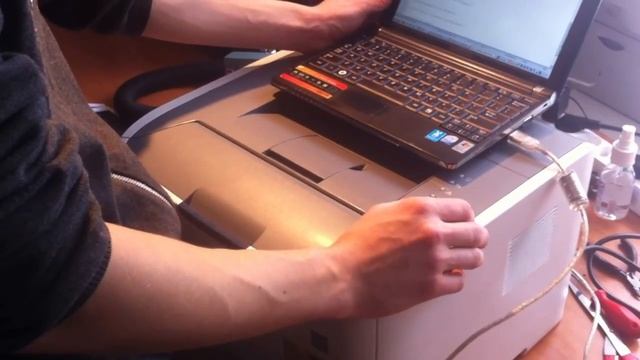 Проверка заправленных картриджей