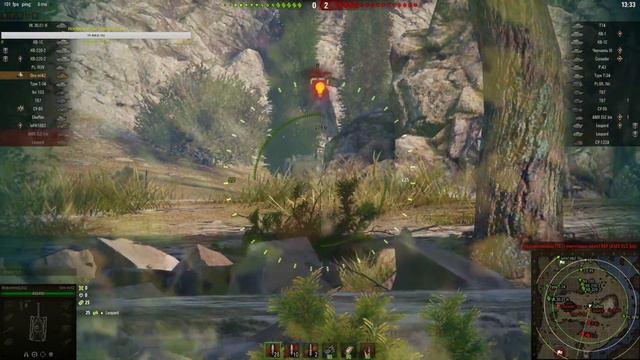 Расслабончик в танках перед сном. Мелкие уровни.