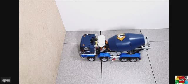 ЛЕГО МАШИНКИ...Автобетоносмеситель 80км/ч