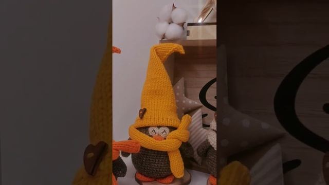 ВЯЗАНЫЕ ПИНГВИНЫ РУЧНОЙ РАБОТЫ?#вязание #амигуруми #вязанаяигрушка