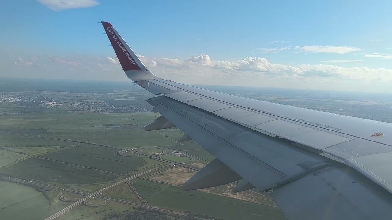 Полет на Уральских авиалиниях на А321 Neo из Сочи в Санкт-Петербург.