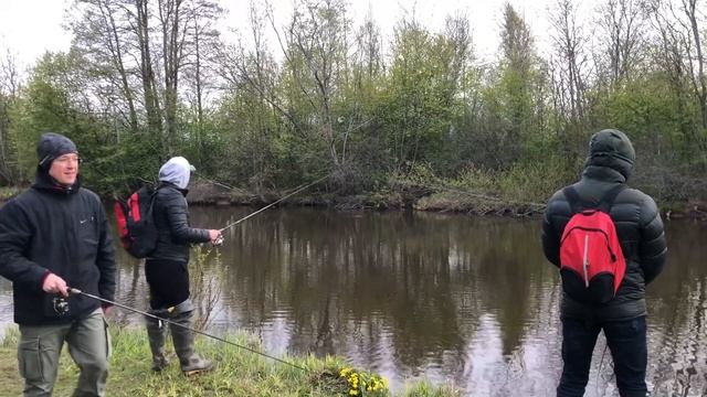 Рыбалка на реке Сестра. Пешая рыбалка.