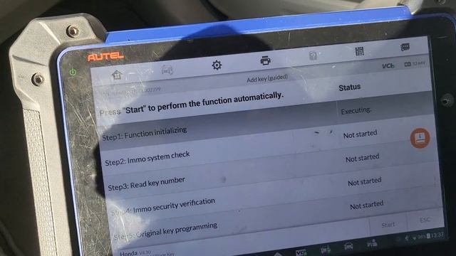 2012 Honda CRV Remote Key Fob Programming Step By Step