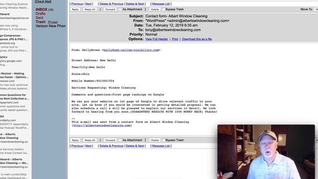 WATCH OUT SPAM EMAIL SEO SERVICES