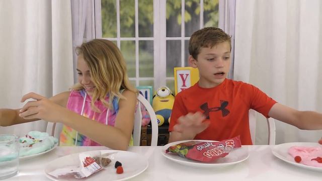 COTTON CANDY BURRITO INGREDIENT SWITCH UP CHALLENGE | We Are The Davises