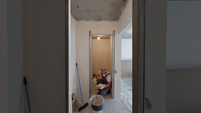 Выравнивание дверных проёмов. Таллерова, 12