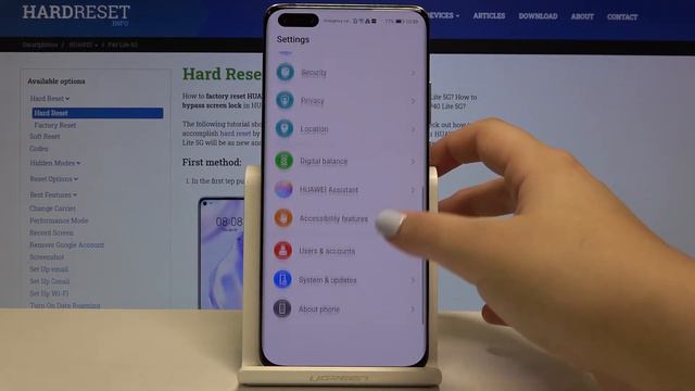 How To Check IMEI In Huawei P40 Lite 5G – Find Serial Number