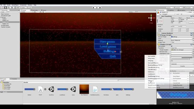 Как сделать игру на Unity 5 #28 Стартовое меню в игре