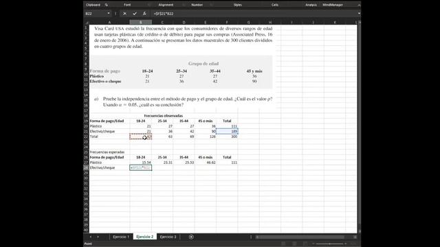 Estadística Empresarial. Semana 12. Clase 23. Ejercicios