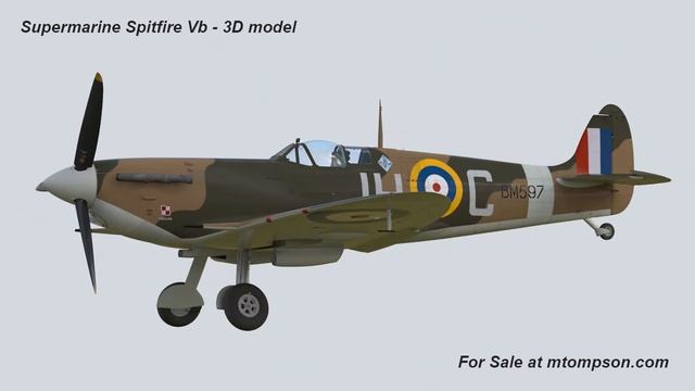 Spitfire MkVb   3D Model