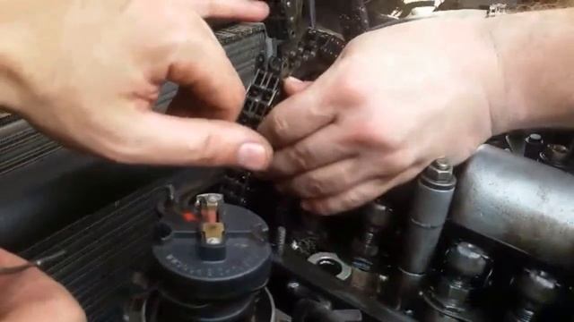 Замена и установка цепи ГРМ