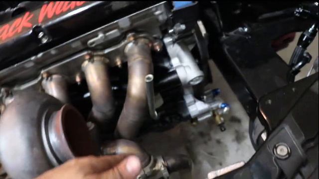 FIRST START UP Of My ALUMINUM ROD 700HP 4g63 Eclipse GSX Build PT5