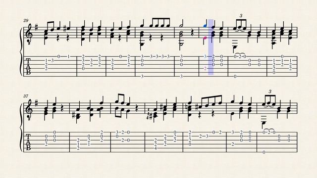 El Encanto – Georges Barker (1852 - C.1916) - Tablature