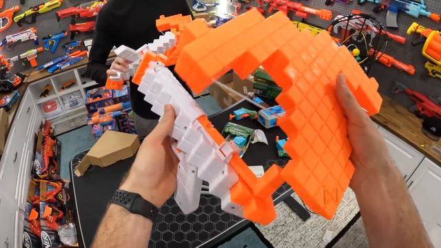 NERF MINECRAFT GUNS!
